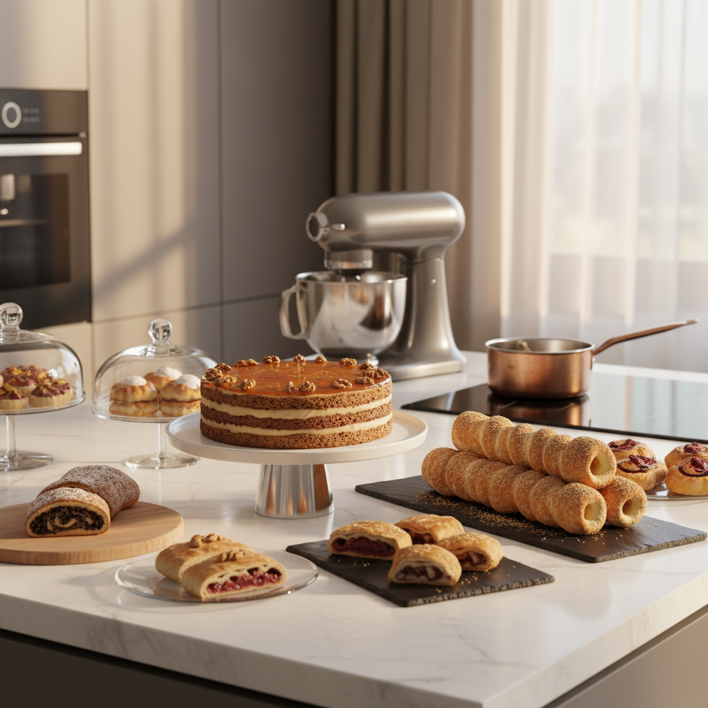 Hagyományos magyar édességek modern konyhai eszközökkel elkészítve